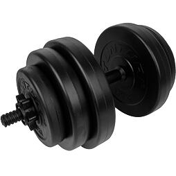 Jednoručná nakladacia činka 15 kg TUNTURI Vinyl 25 mm