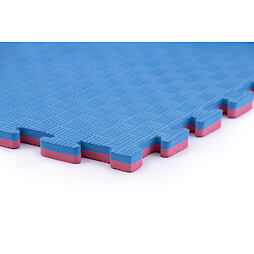 TRINFIT Tatami Karate T20 - 100 x 100 x 2 cm - červená/modrá