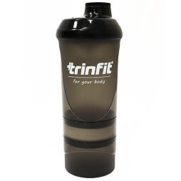 TRINFIT Shaker Black Smoke 600 + 350 ml