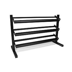 Stojan na jednoručky VIRTUFIT Dumbbell Rack Pro Triple