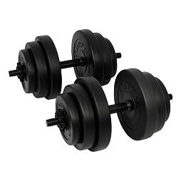 Set nakladacích jednoručiek 28 kg TUNTURI Vinyl 25 mm
