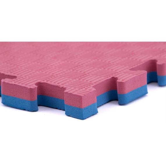 TRINFIT Tatami MMA Elite T30 - 100 x 100 x 3 cm - červená/modrá