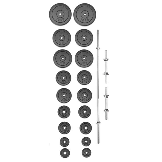 TRINFIT Set činiek PREMIUM XL kovový 120 kg 