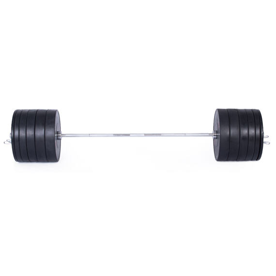 Olympijská činka TRINFIT 220 kg Bumper BLACK