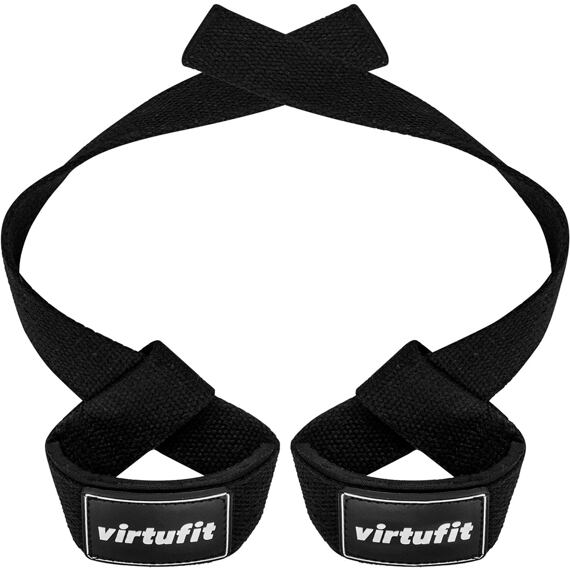 Trhačky VIRTUFIT Padded Lifting Straps Černé