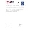 TRINFIT Tatami Fitness T12 set 4 ks - 60 x 60 x 1,2 cm - dřevo