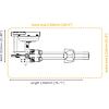 TUNTURI Fluid Evo E550 Side Tank Silver Bronze