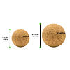 Korkové masážne loptičky set TUNTURI Cork Massage Ball - 2 kusy