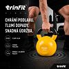 Kettlebell TRINFIT kovový vinyl