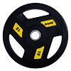 Olympijská činka TRINFIT 90 kg TRI-GRIP pogumovaná