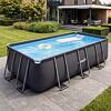 Bazén VIRTUFIT Rectangular Swimmingpool 400 x 200 cm černý