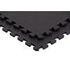 TRINFIT Tatami Fitness T12 set 4 ks - 60 x 60 x 1,2 cm - čierna