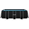 Bazén VIRTUFIT Rectangular Swimmingpool 400 x 200 cm černý