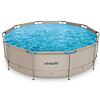 Bazén VIRTUFIT Round Swimmingpool 305 cm béžový