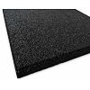 Podložka pod činky PROFI CF s rastrem 40 mm / 50x50 cm / černá