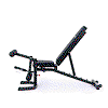 Posilňovacia lavica VIFITO U70 s kopačom, bicepsovou opierkou a kladkou