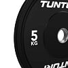 Set Olympijských Bumper kotoučů TUNTURI Platinum Černý - 90 kg
