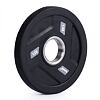 Olympijská činka TRINFIT 130 kg TRI-GRIP pogumovaná