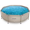 Bazén VIRTUFIT Round Swimmingpool 244 cm béžový