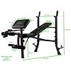 TUNTURI WB40 Compact Width Weight Bench