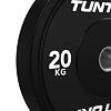 Set Olympijských Bumper kotoučů TUNTURI Platinum Černý - 290 kg
