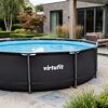 Bazén VIRTUFIT Round Swimmingpool 244 cm černý