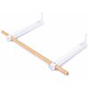 Hrazda na ribstol TRINFIT Elegance WOOD biela
