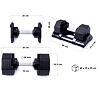 TRINFIT OctaBlock 2-20 kg černé