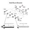 Montážna sada XEBEX Ski Wall mounting set