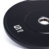 Olympijská činka TRINFIT 170 kg Bumper BLACK
