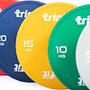 Olympijské kotúče TRINFIT Bumper Plate Training farebné