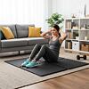 TRINFIT Tatami Fitness T12 set 4 ks - 60 x 60 x 1,2 cm - čierna